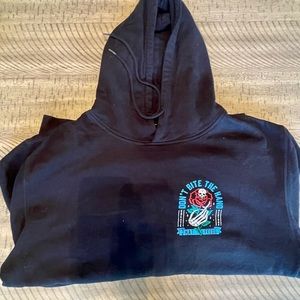 “Don’t Bite the Hand that Feeds” Graphic Hoodie